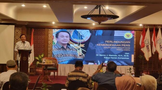 Benny Mamoto Buka Rapimnas SMSI 2023, Harapkan Keputusan Strategis Untuk Pemilu Damai