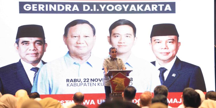 Instruksi Muzani di Yogyakarta: Setiap Kader Gerindra Adalah Timses Prabowo