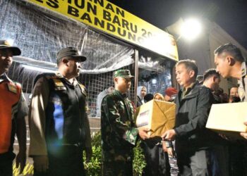 PJ Gubernur Jabar Laksanakan Patroli Gabungan di Malam Tahun Baru 2024