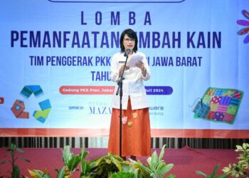 Peduli Lingkungan, TP PKK Jabar Gelar Lomba Pemanfaatan Limbah Kain Perca