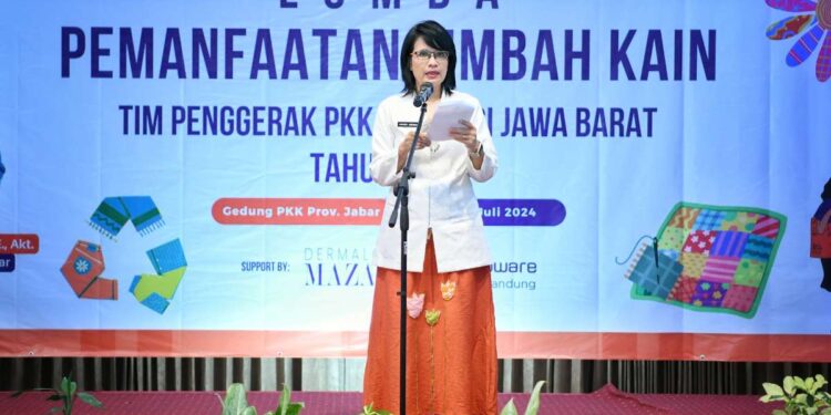 Peduli Lingkungan, TP PKK Jabar Gelar Lomba Pemanfaatan Limbah Kain Perca