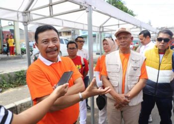 Dukung PKL, Pemdakab Garut Gelar Lomba Belanja di Kawasan Relokasi Sementara