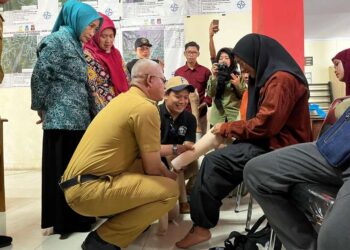 Pemdakab Garut Kolaborasi Salurkan Kaki dan Tangan Palsu