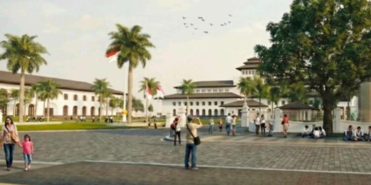 KDM: Penataan Halaman Gedung Sate agar Aktivitas Masyarakat Lebih Lancar